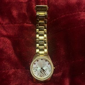 Betsey Johnson Blinged Out Watch (battery is not included)